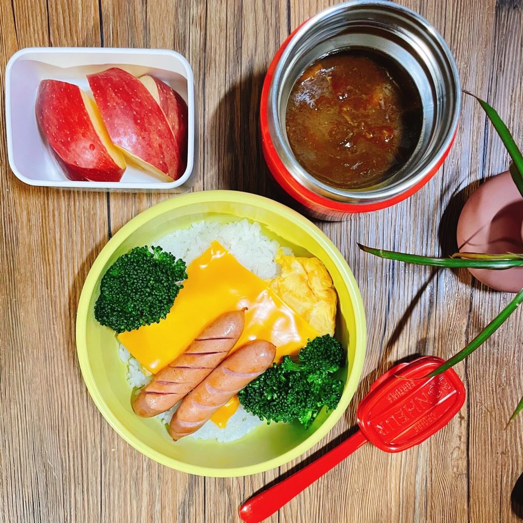 ダイエット高校生のカレー弁当