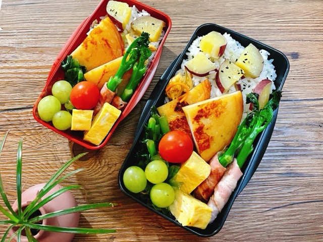 さつまいもご飯のお弁当