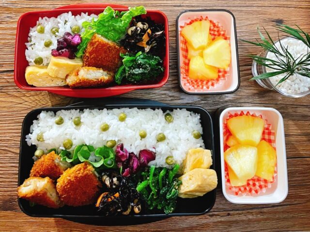 豆ごはん弁当