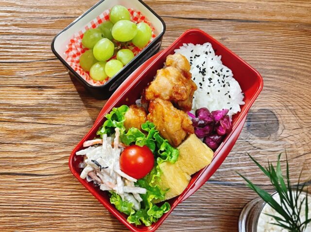 ダイエット男子高校生のから揚げ弁当