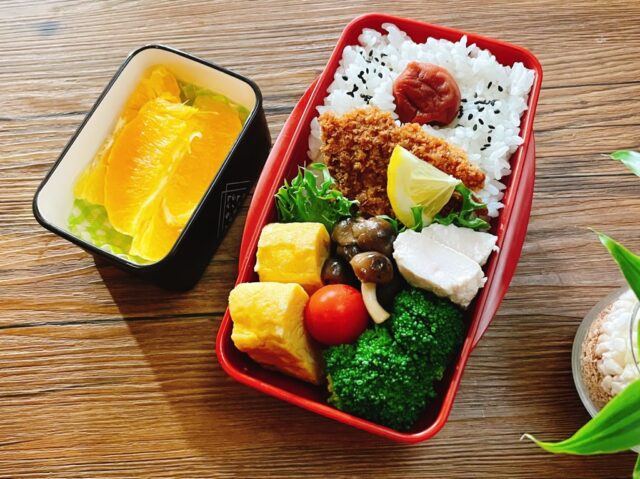 高校生の魚フライ弁当