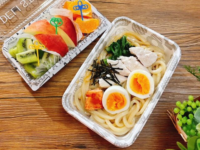 明太子混ぜうどん