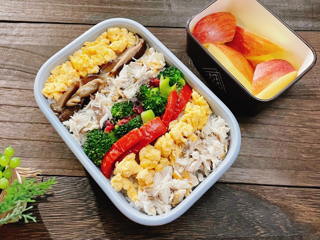 三色弁当